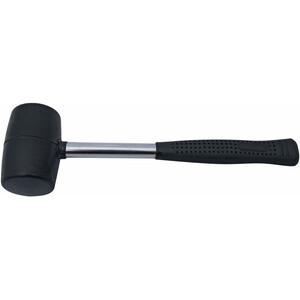 Basic Nature Rubber Hammer with Steel Handle 