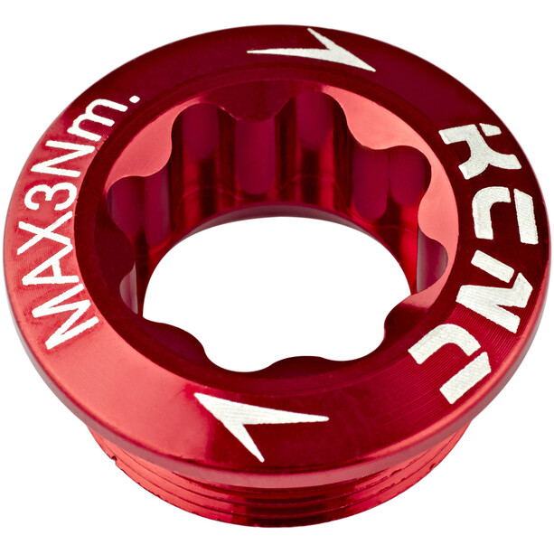 KCNC Kurbelschraube für Shimano Kurbel Arm Links rot