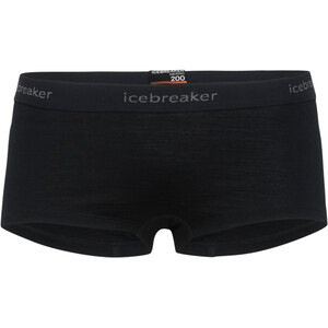 Icebreaker 200 Oasis Boy shorts Dame Svart Svart