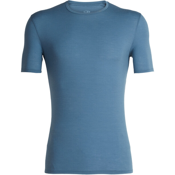 Icebreaker Anatomica Crew Top T-shirt Heren, blauw