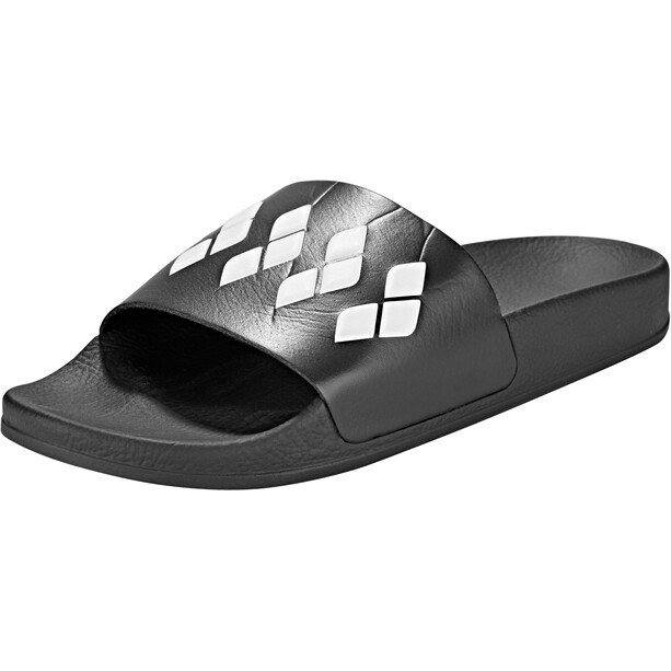 arena Team Stripe Slide Sandals black-black-white