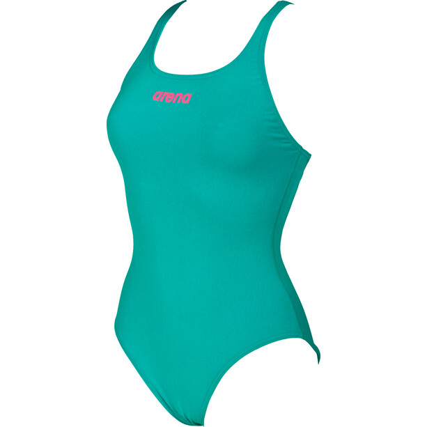 arena Solid Swim Pro One Piece Swimsuit Women persian green-aphrodite