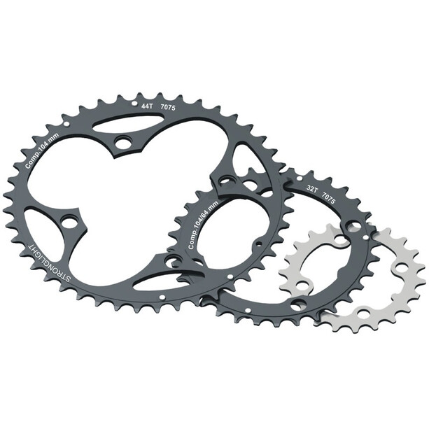 STRONGLIGHT CT² Chainring 44T 9-speed 104BCD black