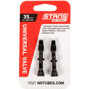 Stan's NoTubes Universal Válvula Tubeless Presta Aluminio 35mm, negro