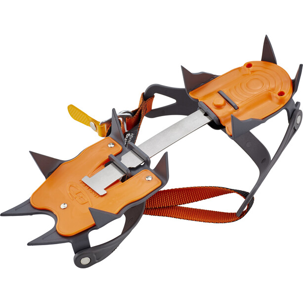Climbing Technology Nevis Flex Bar Crampons 10P, gris/orange