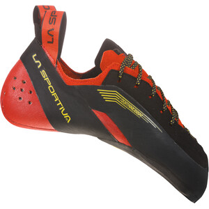 La Sportiva Testarossa Scarpe da arrampicata Uomo, nero/rosso nero/rosso