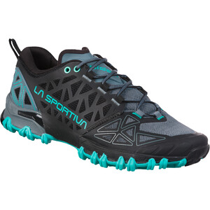 La Sportiva Bushido II Chaussures de trail Femme, noir/turquoise noir/turquoise