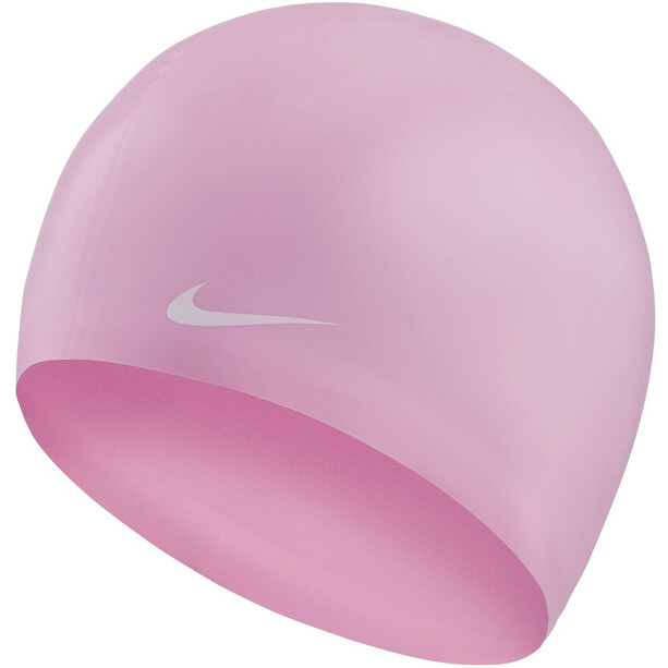 Nike Swim Solid Silikon Badekappe pink