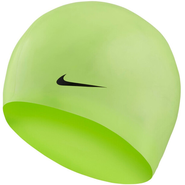 Nike Swim Solid Gorro de silicona, amarillo