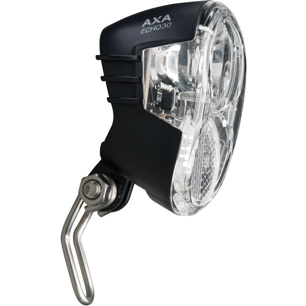 Axa Echo 30 Scheinwerfer für Nabendynamo mit Halter und Kabel 