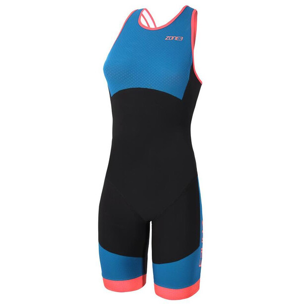 Zone3 Aeroforce Swimback Style ITU Design Combinaison de triathlon Femme, noir/bleu