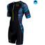 Zone3 Activate+ SS Trisuit Men stealth speed-black/grey/teal