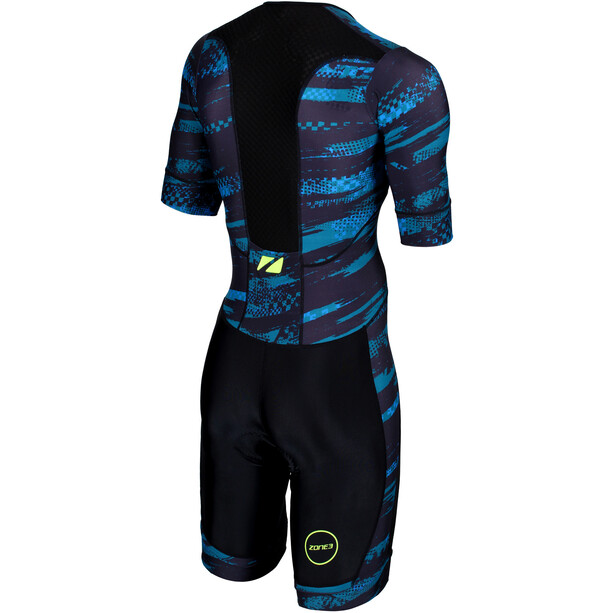 Zone3 Activate+ SS Trisuit Men stealth speed-black/grey/teal