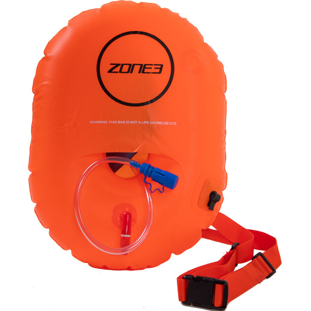 Zone3 Swim Safety Buoy Donut Dry Bag orange