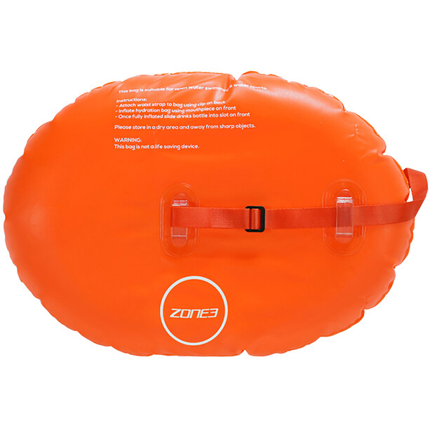 Zone3 Swim Safety Buoy Donut Dry Bag, oranje