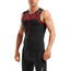 2XU Active Koszulka triathlonowa Mężczyźni, czarny/czerwony
