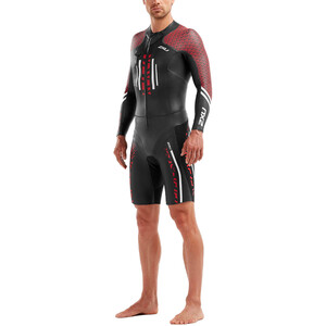 2XU Sr:Pro-Swim Run Pro Wetsuit Herr svart/röd svart/röd