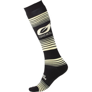 O'Neal Pro MX Socken Stripes schwarz/beige