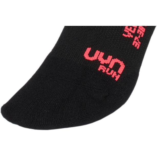 UYN Run Veloce Socks Women black/coral fluo