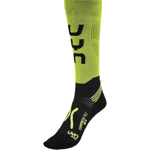 UYN Run Compression Fly Calcetines Hombre, verde