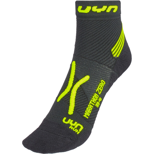 UYN Run Marathon Zero Socken Herren schwarz/gelb