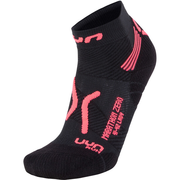 UYN Run Marathon Zero Socks Women black/coral fluo