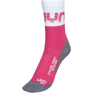 UYN Cycling Light Socken Damen pink/weiß