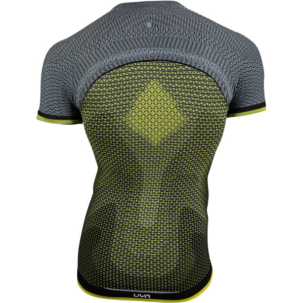 UYN Running Alpha OW Chemise manches courtes Homme, jaune/gris