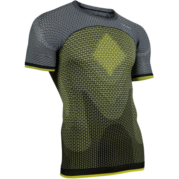UYN Running Alpha OW Chemise manches courtes Homme, jaune/gris