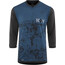 ION Scrub AMP 3/4 Arm T-Shirt Herren blau/schwarz