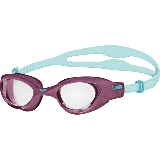 arena The One Goggles clear-purple-turquoise