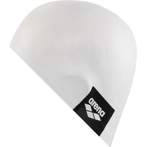 arena Logo Moulded Schwimmkappe weiß weiß