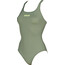 arena Solid Swim Pro Jednoczęściowy strój kąpielowy Kobiety, zielony