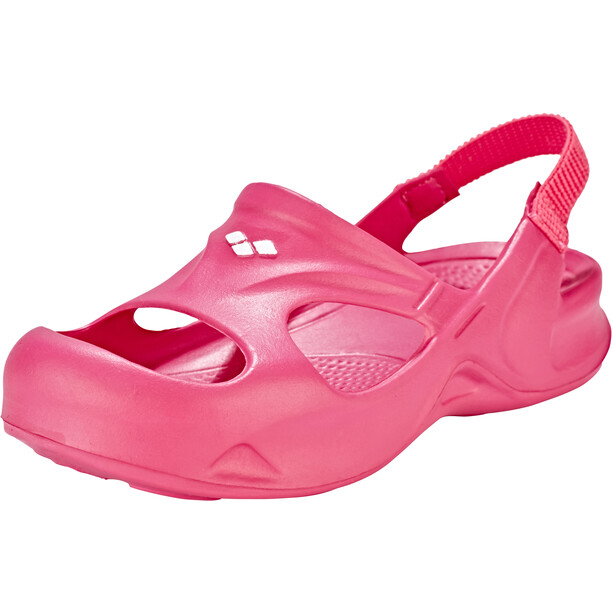 arena Softy Hook Sandals Kids fuchsia-bright pink
