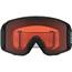 Oakley Line Miner XL Occhiali Da Neve Uomo, nero/rosso
