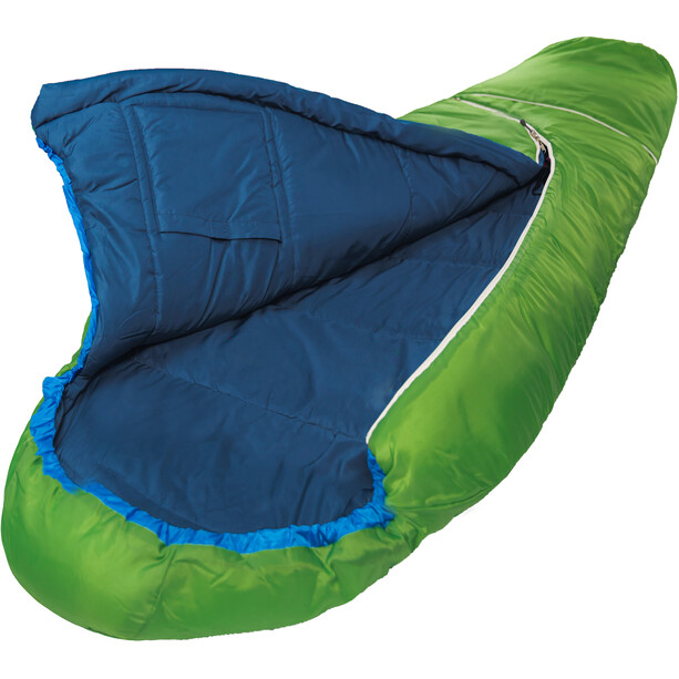 Grüezi-Bag Biopod Wool World Traveller Śpiwór Dzieci, zielony