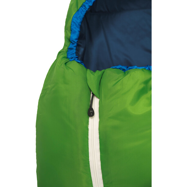 Grüezi-Bag Biopod Wool World Traveller Schlafsack Kinder grün