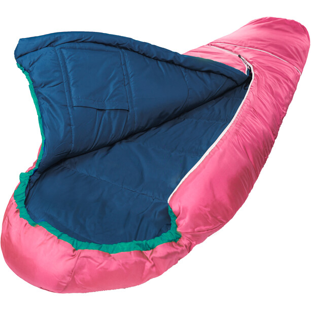 Grüezi-Bag Biopod Wool World Traveller Sovepose Børn, pink