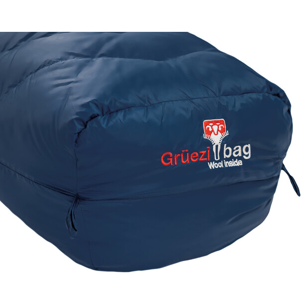 Grüezi-Bag Biopod DownWool Ice 200 Śpiwór, niebieski