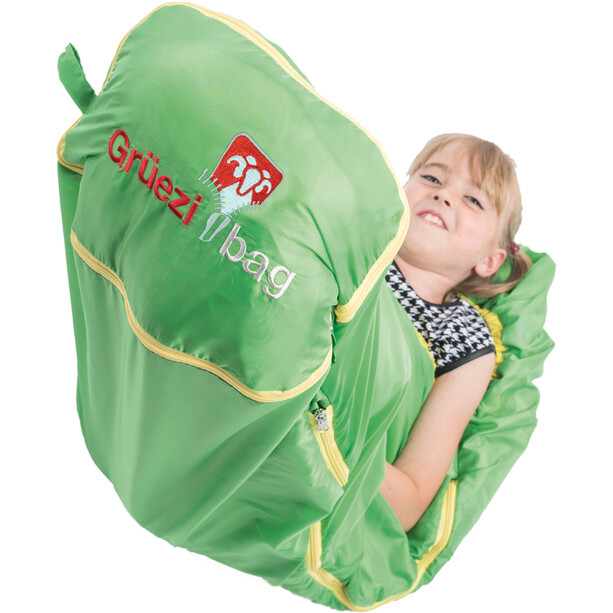 Grüezi-Bag Grow Colorful Sacos de dormir Niños, verde