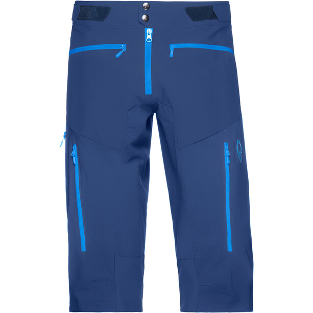 Norrøna Fjørå Flex1 Spodnie krótkie Mężczyźni, niebieski