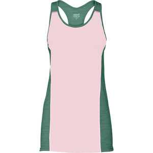 Norrøna Wool Tri Top Singlet Dames, roze/groen roze/groen