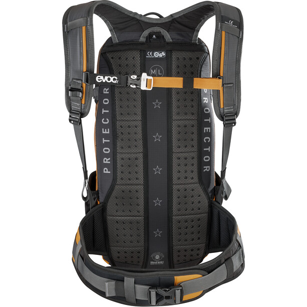 EVOC FR Enduro Protector Backpack 16l carbon grey/loam