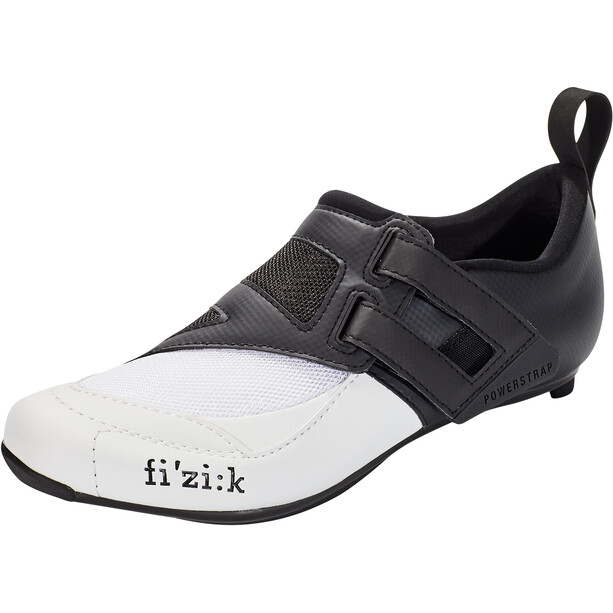 Fizik Transiro Powerstrap R4 Chaussures de triathlon, noir/blanc