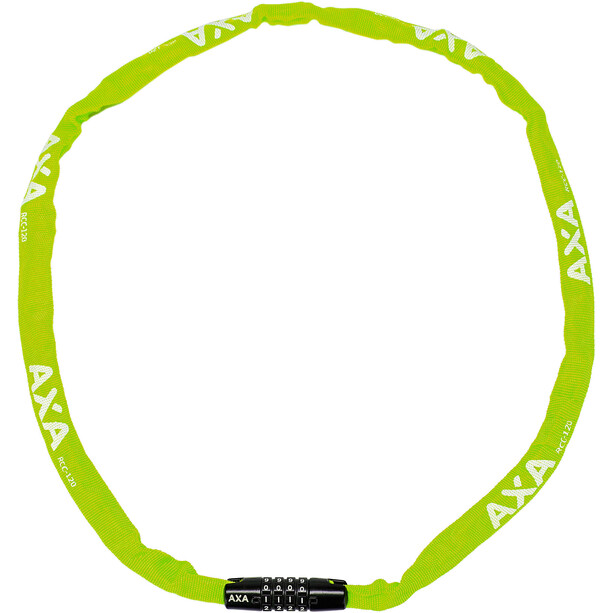 Axa Rigid Code Cykellås 120cm, grøn