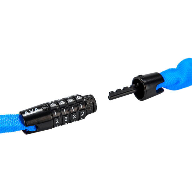 Axa Rigid Code candado de cadena 120cm, azul