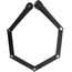 Axa Fold candado plegable 100cm, negro
