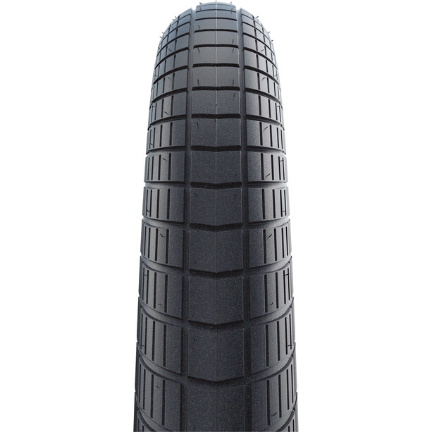 SCHWALBE Big Apple Active Opona klinkierowa K-Guard Black 'n' Roll Reflex 12x2.00", czarny/srebrny