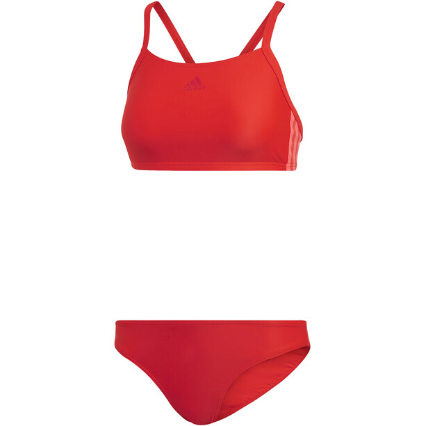 adidas Fit 3-Stripes Infinitex Bikini Dames, rood