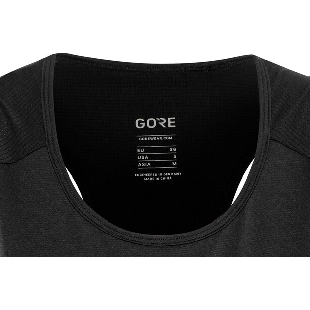 GOREWEAR R7 T-shirt sans manches Femme, noir